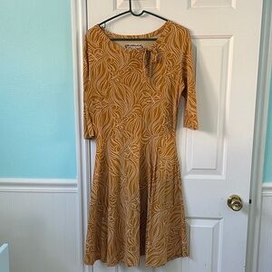 Beautiful Jersey Knit Casual Dress in Straw color